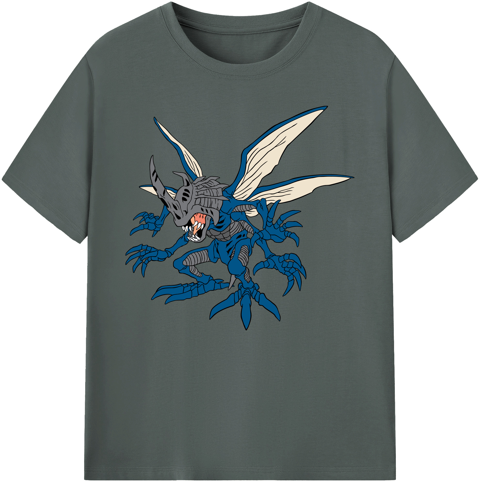 （画像用） Digimon デジタルモンスター/デジモン 綿100％ メンズ半袖Tシャツ｜肌触りやわらか＆通気性